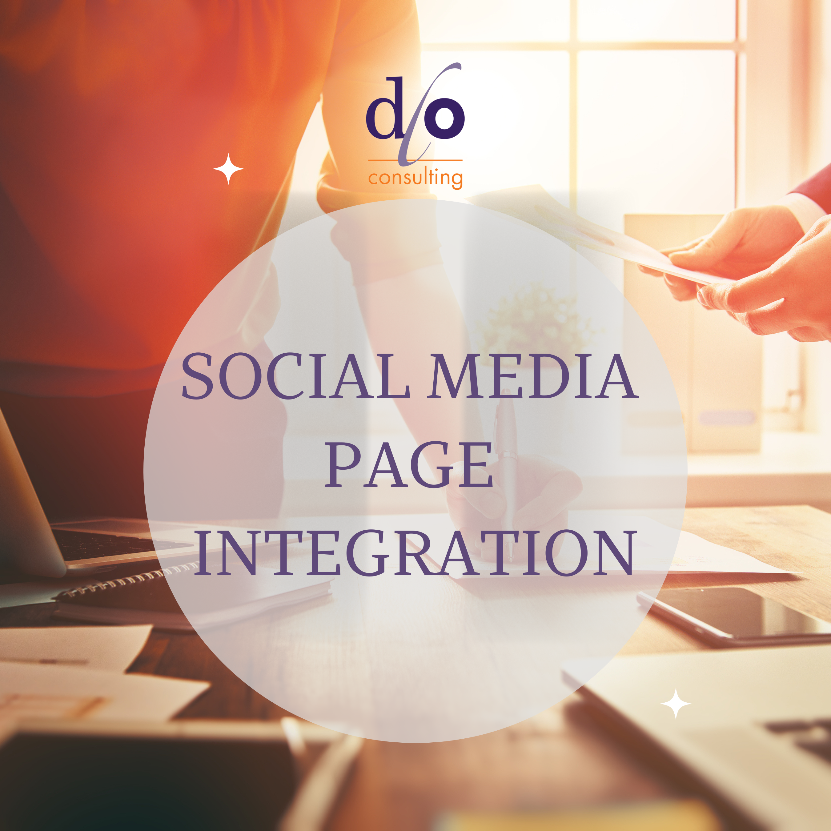 DLO-Consulting Social Media Page Integration